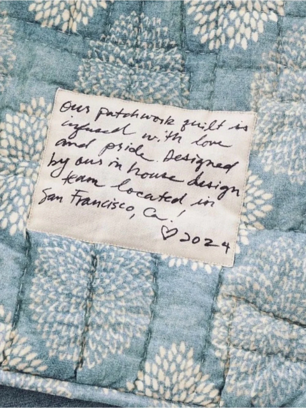 Pottery Barn Americana Quilt & Shams NEW!